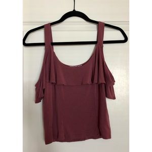 American Eagle Cold Shoulder Crop Top